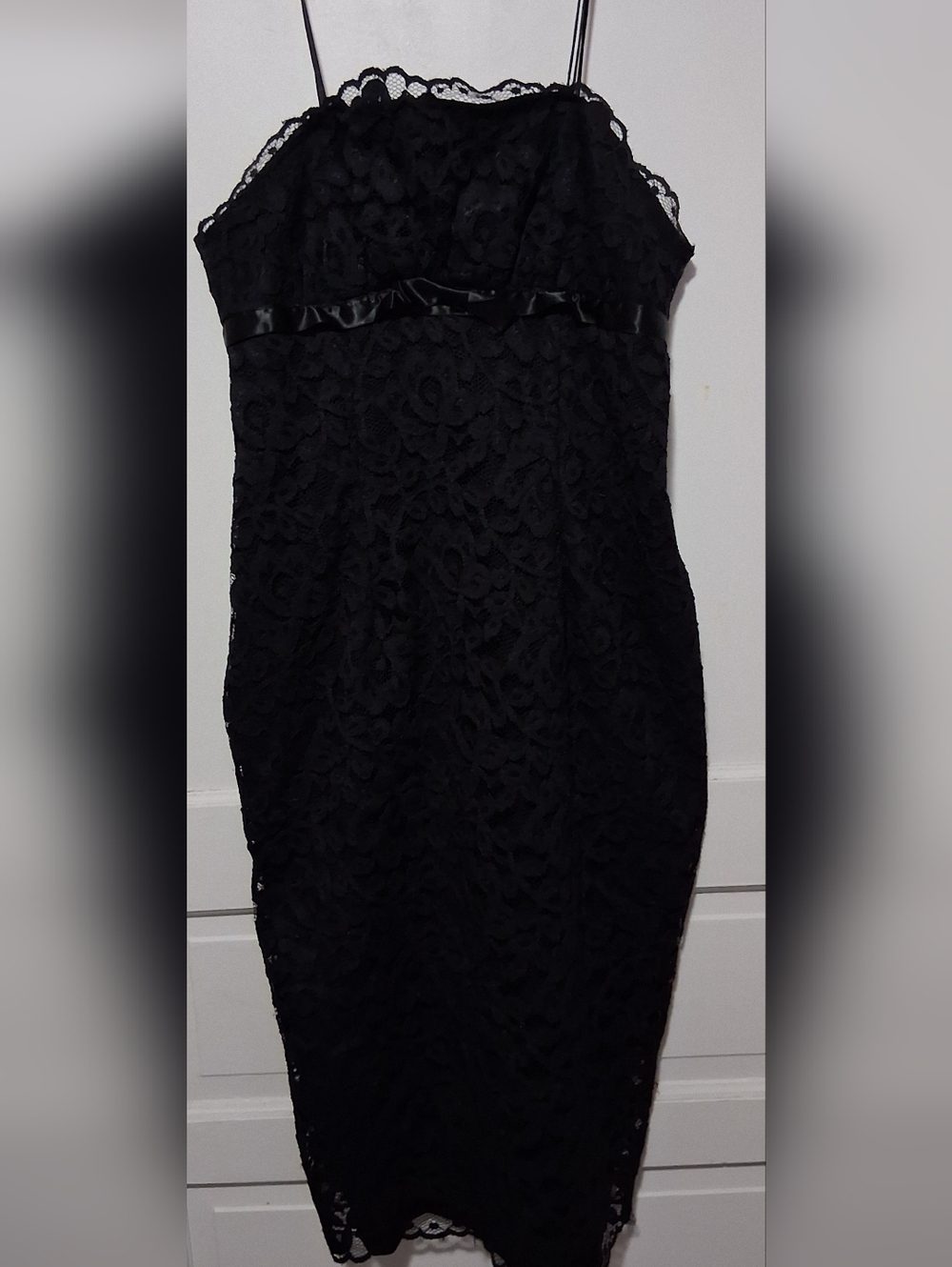 Black Lace Strapless Dress Dixie Fried